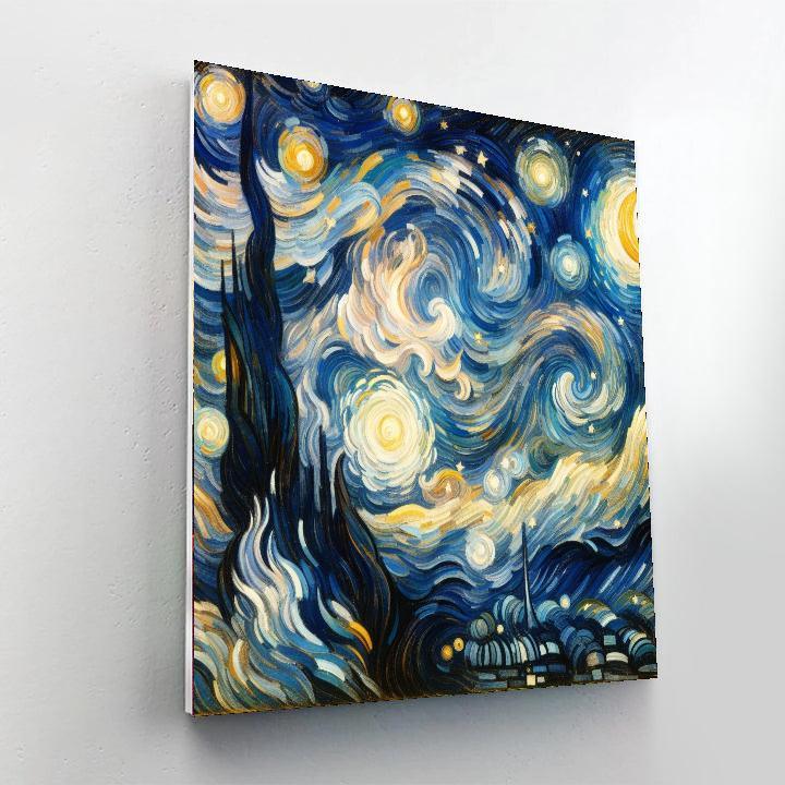 Van Gogh's Starry Elegance DIY Paint By Numbers