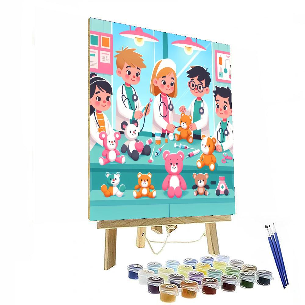 Caring Kids Clinic Number Painting