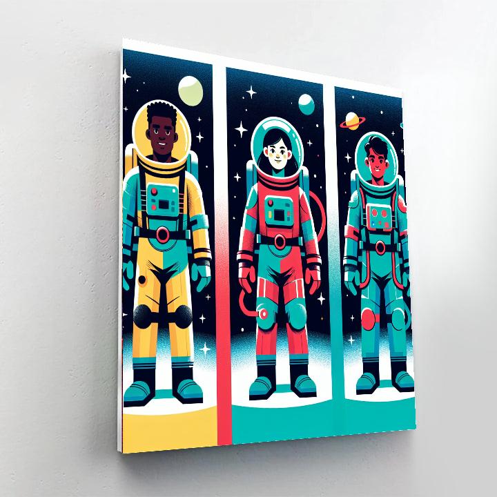 Cosmic Voyage Quest Paint By Color