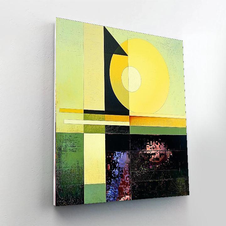 Kazimir Malevich Inspired Ethereal Equilibrium  Numbered Painting Kits