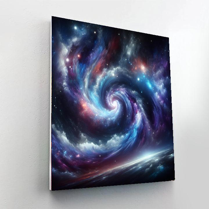 Cosmic Galaxy Odyssey Paint By Color