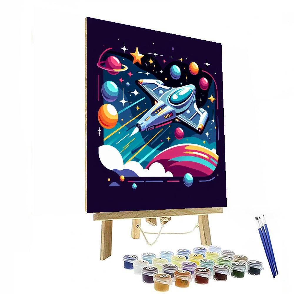 Starship Voyage Paint By Numbers Kits