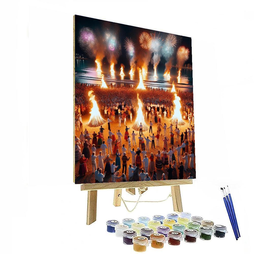 Festival Of San Juan - Spain DIY Paint By Numbers