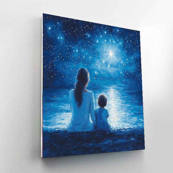 Mothers And Their Stars Painting Number Kit