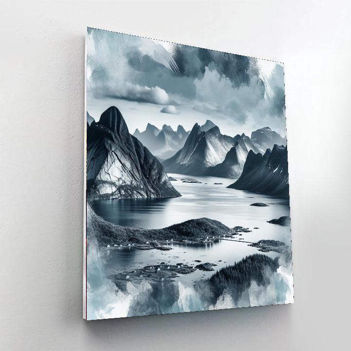 Pristine Nordic Wilderness DIY Paint By Numbers