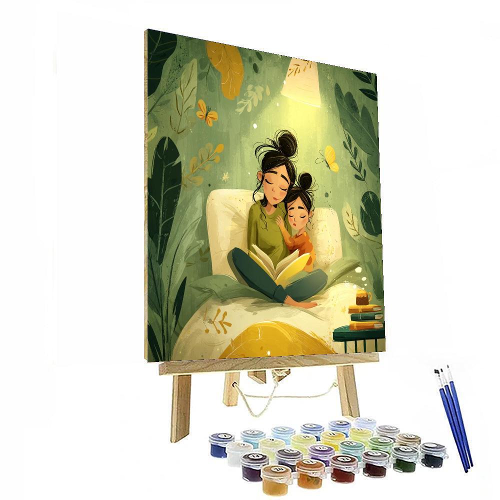 Cuddle Time After A Story Paint By Numbers Kits