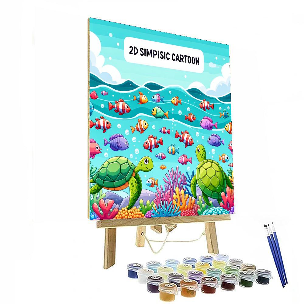 Aquatic Ocean Discovery Numbered Painting Kits