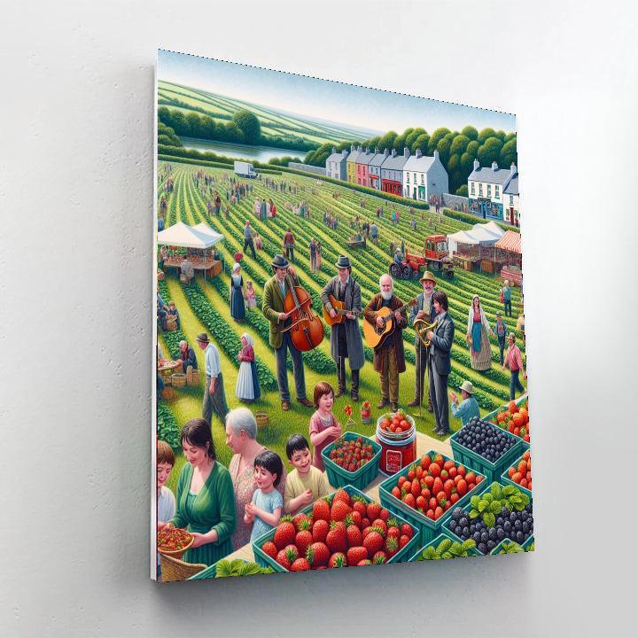 Enniscorthy Strawberry Fair - Ireland Numbered Painting Kits