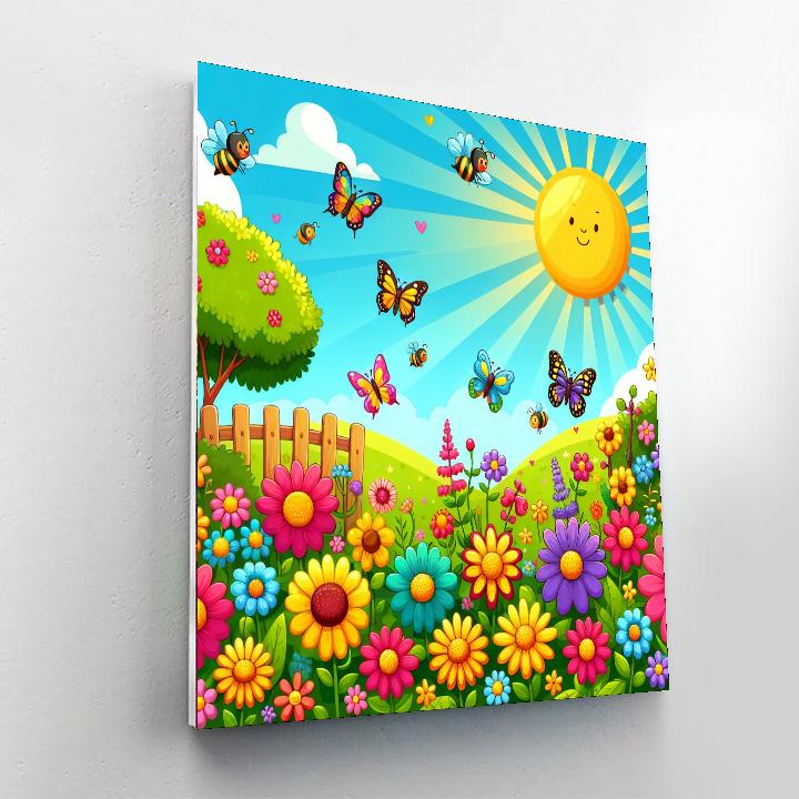 Sunny Garden Festival Paint By Color