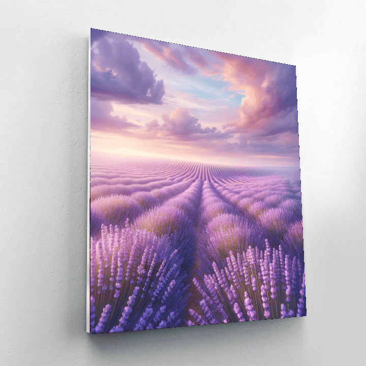 Serene Lavender Dream Number Painting