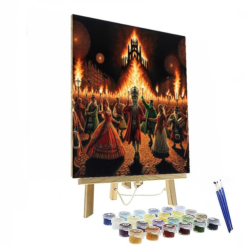 Beltane Fire Festival - Edinburgh DIY Paint By Numbers