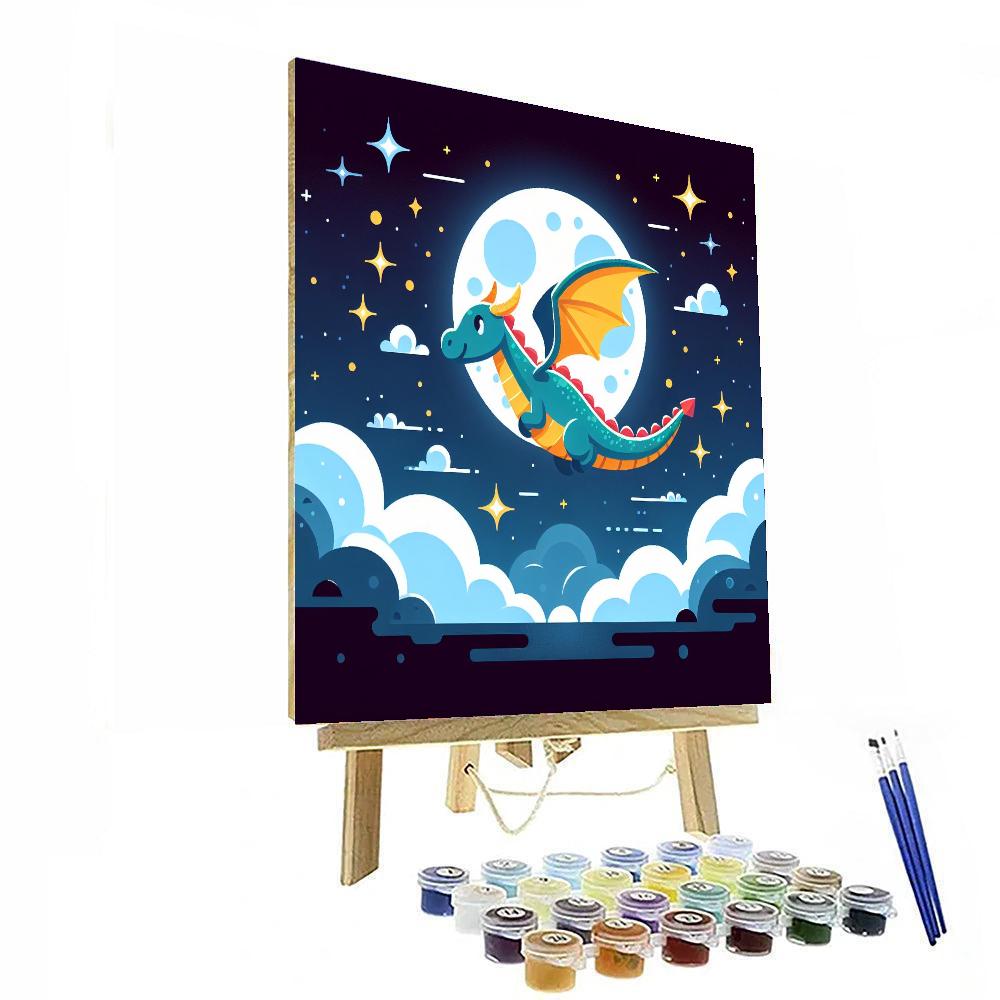Moonlit Dragon Quest Paint By Numbers