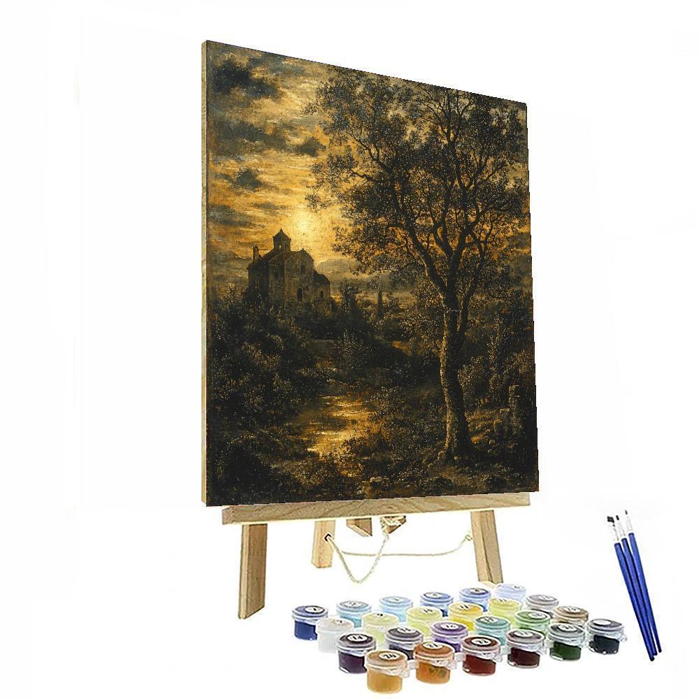 Caravaggio Inspired Chiaroscuro Of Dreams  Paint By Numbers Art