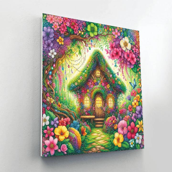 Charming Fairy Cottage Paint By Number