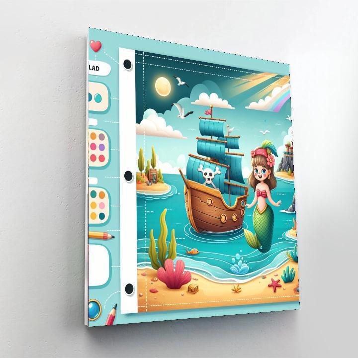 Fantasy Island DIY Paint By Numbers