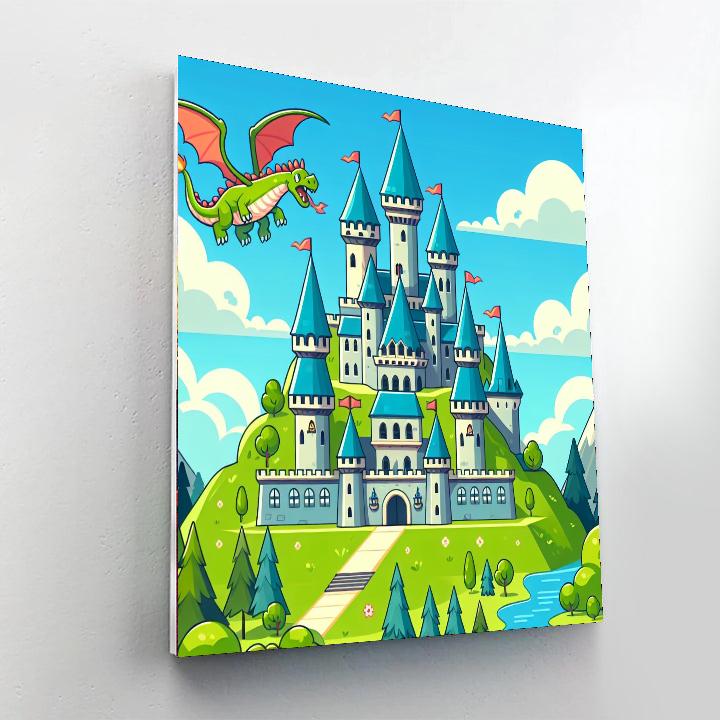 Kingdom Of Fantasy Adventures Paint By Number