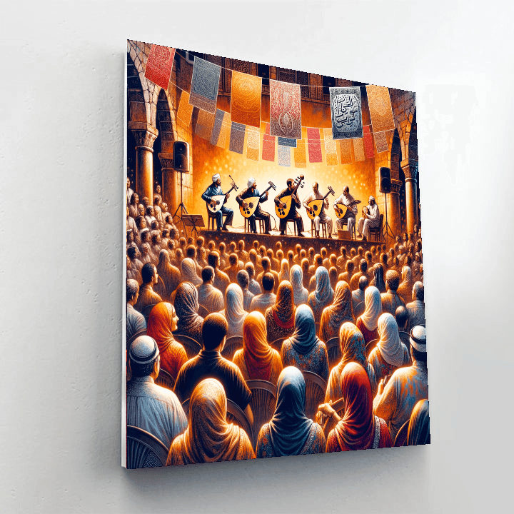 Oud Festival - Lebanon DIY Paint By NumbersOud Festival - Lebanon - DIY Painting By Numbers Kit - Image 3