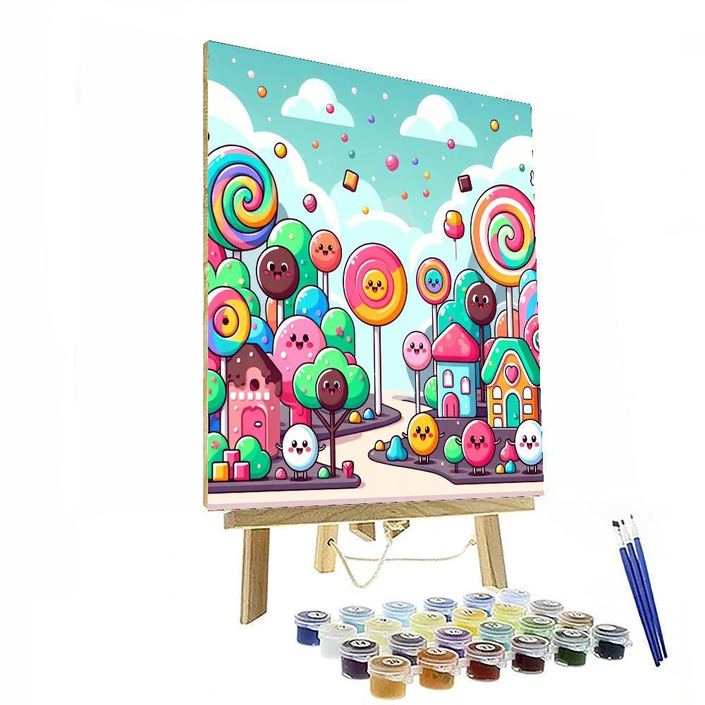 Adventures In A Magical Candyland Paint By Number