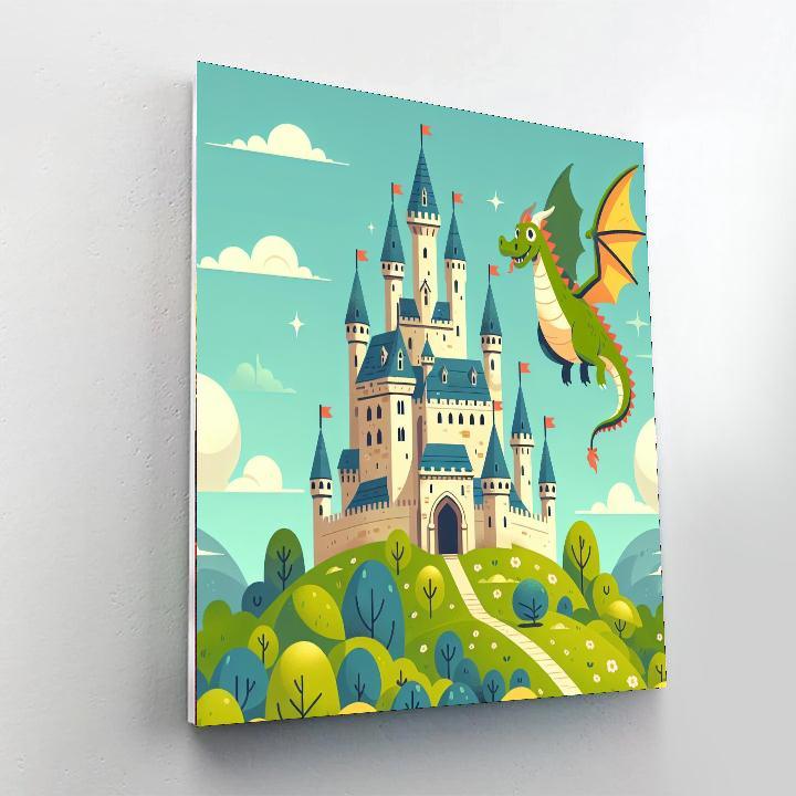 Magical Castle Escape Paint By Numbers
