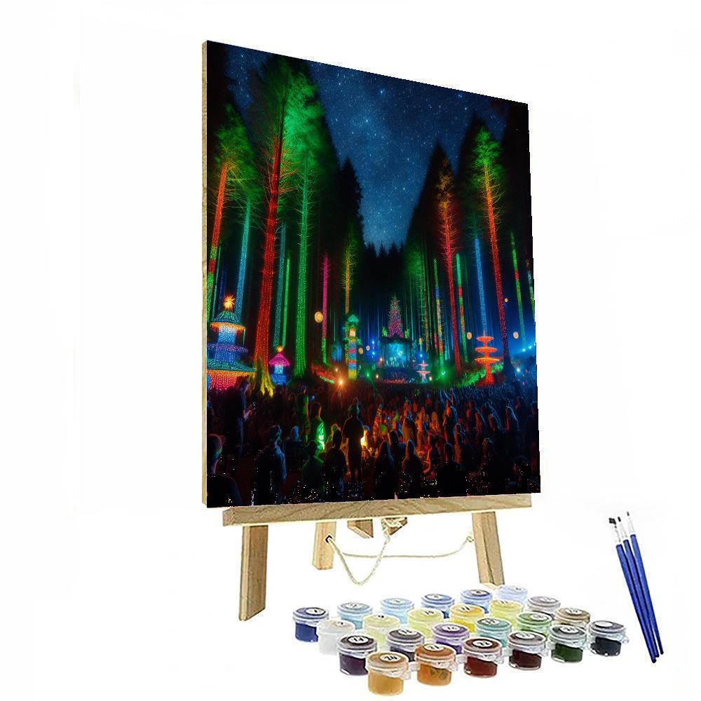 Electric Forest Festival - Usa Paint By Color