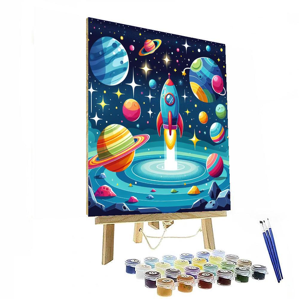 Galaxy Adventure Explorer Painting Number Kit