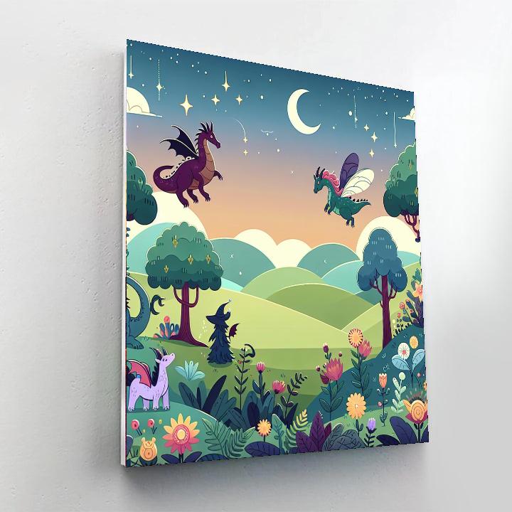 Wonderous World Painting Number Kit