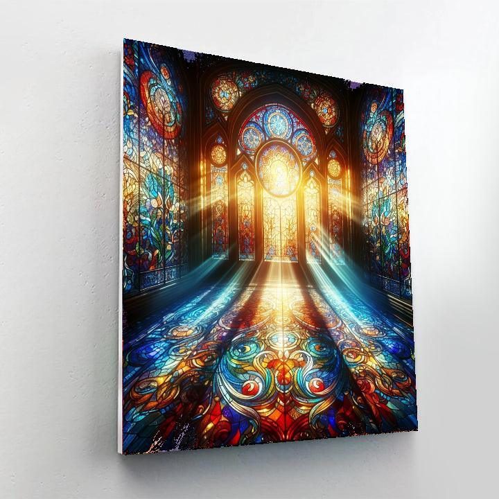 Stain Glass Radiance DIY Paint By Numbers