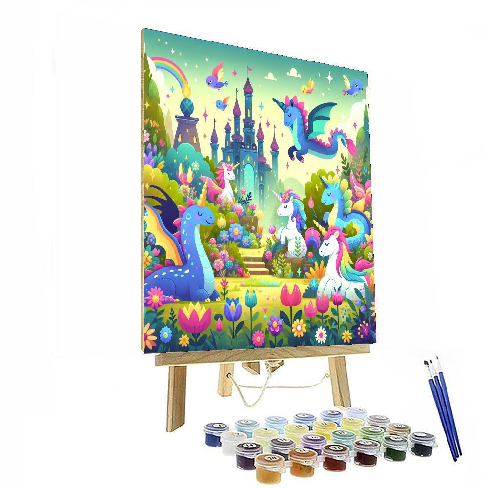Adventure With Fantasy Creatures Numbered Painting Kits