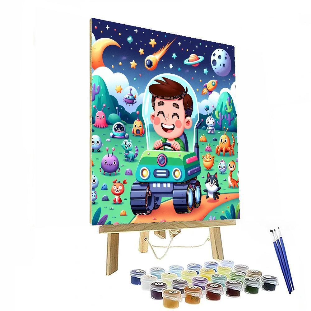 Galactic Zoo Safari Paint By Numbers Kits