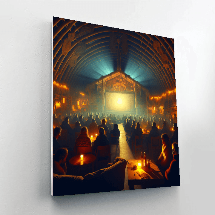 Midnight Sun Film Festival - Finland Number Painting