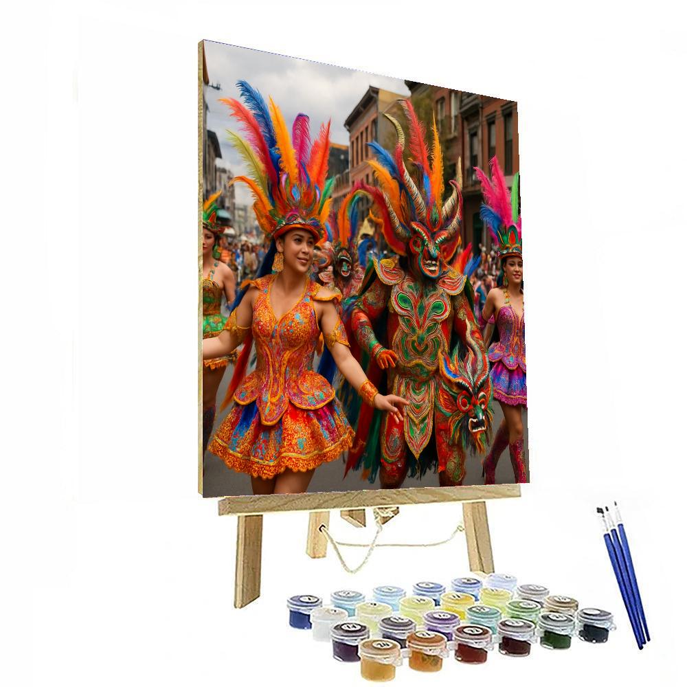 Carnival De Oruro - Bolivia Paint By Color