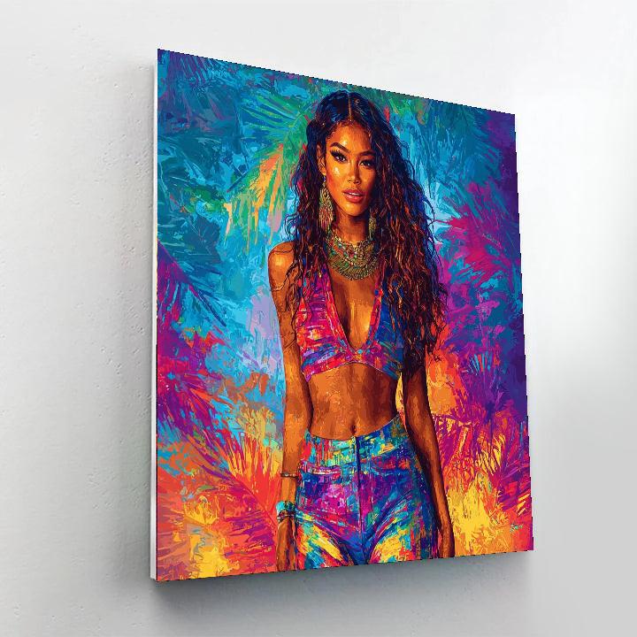 Zendaya: The Evolving Starlet Numbered Painting Kits