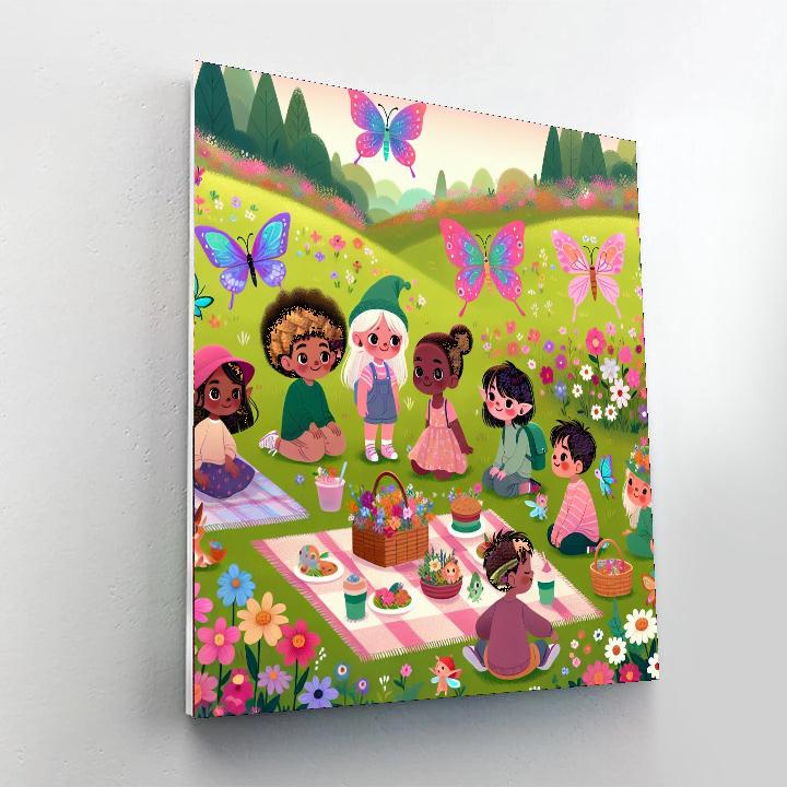Mystical Meadow Picnic Paint By Number