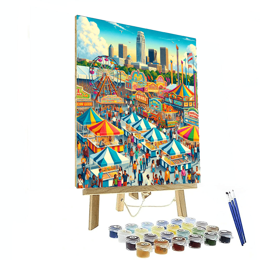 The Tulsa State Fair Painting By Numbers Kit