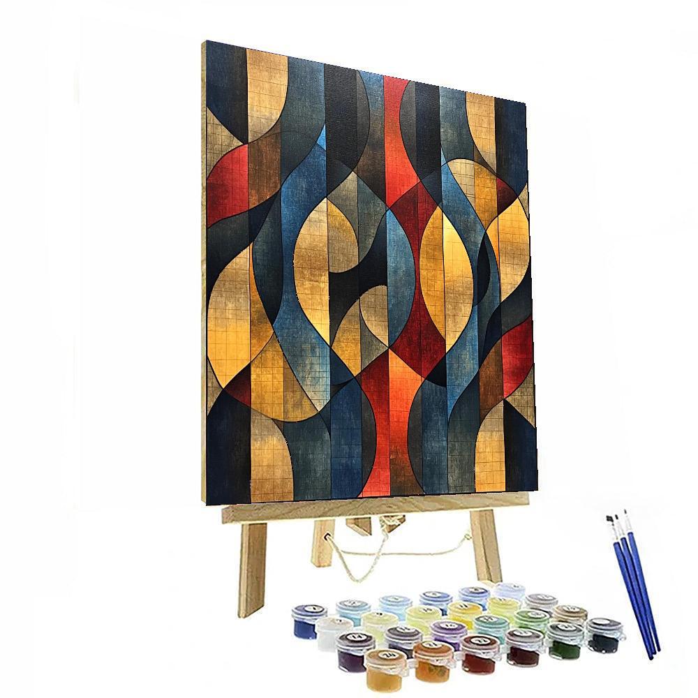 Paul Klee Inspired Symphony Of Silent Echoes  Paint By Number