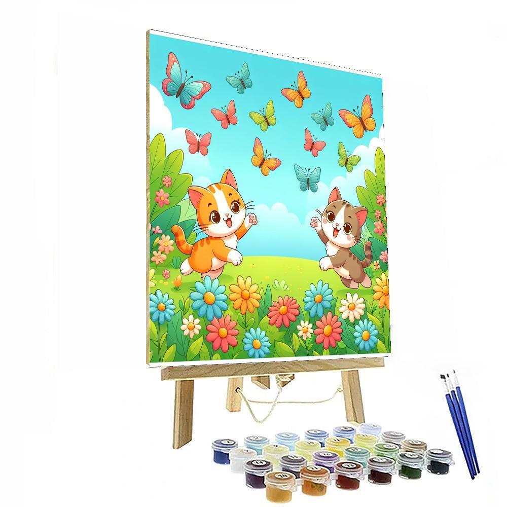 Adventurous Kittens Painting Number Kit