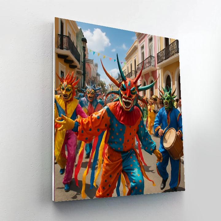Carnaval De Ponce - Puerto Rico Paint By Numbers Kits