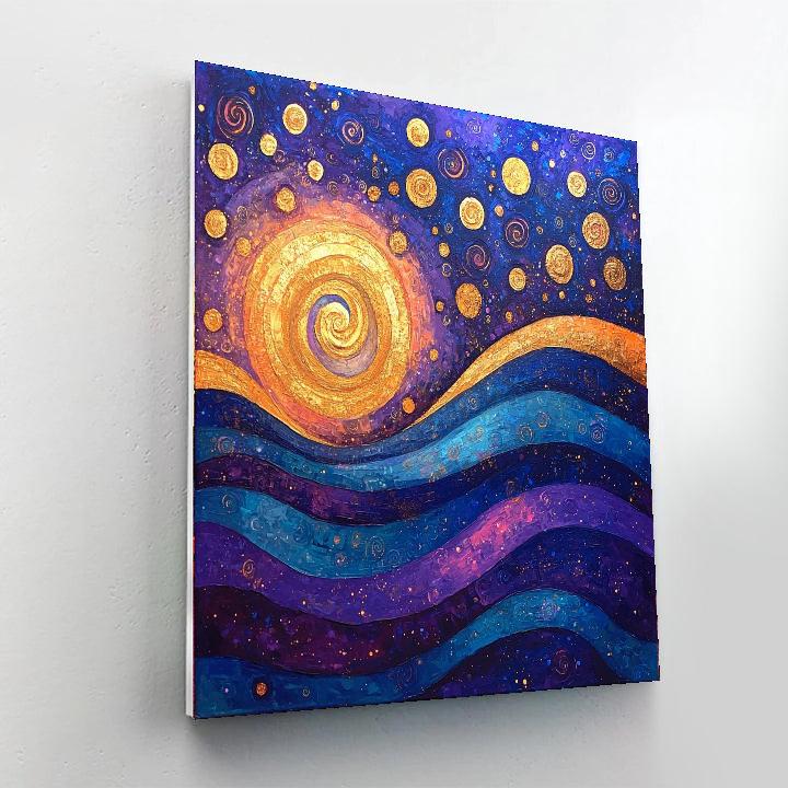 Frida Kahlo Inspired Illusions Of Infinity  Numbered Painting Kits