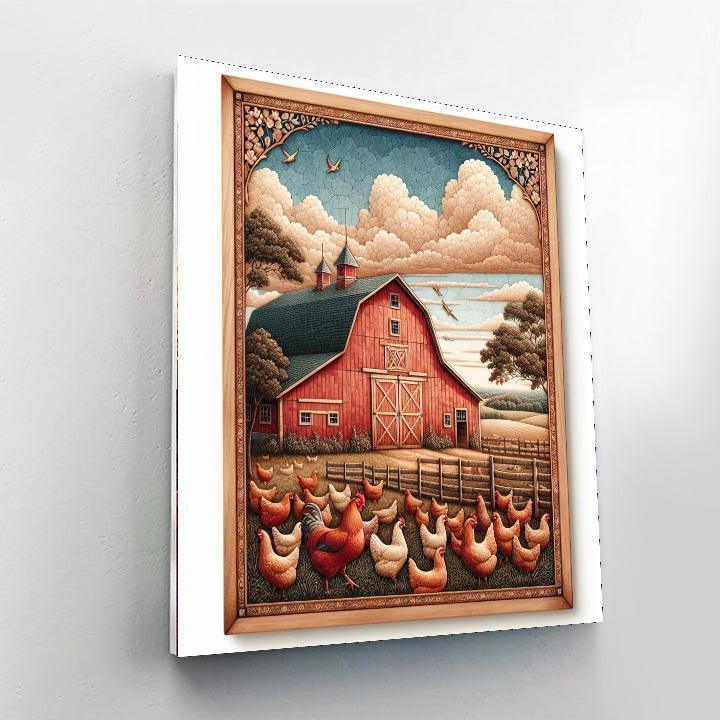 Nostalgic Farm Life Paint By Numbers Art