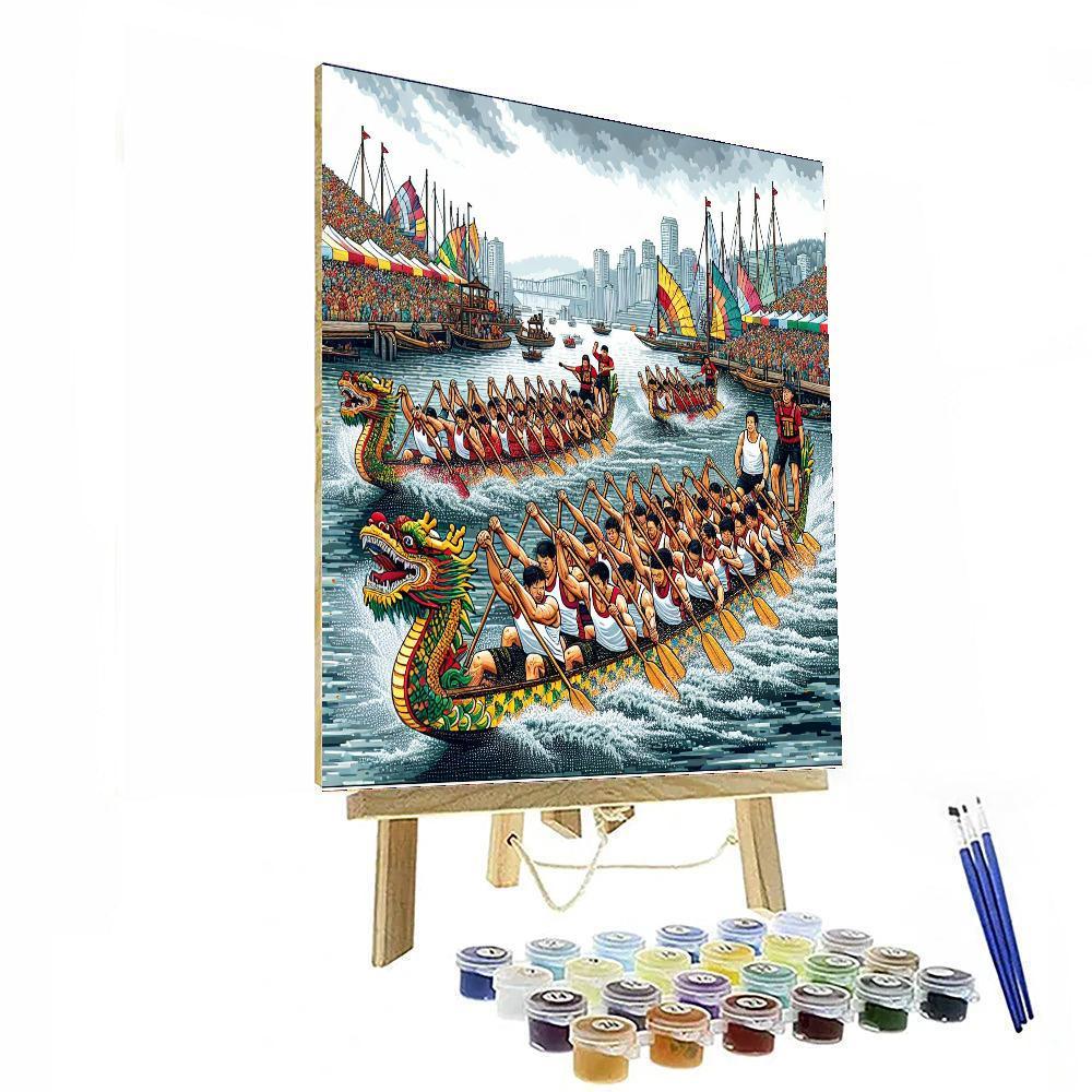 Hong Kong Dragon Boat Festival - Hong Kong DIY Paint By Numbers