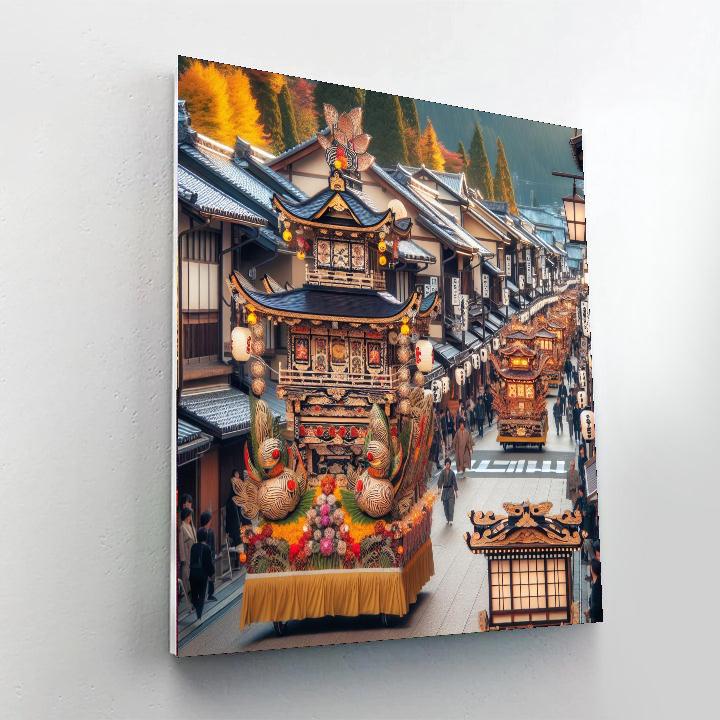 Gion Yatai Kaikan - Takayama Numbered Painting Kits