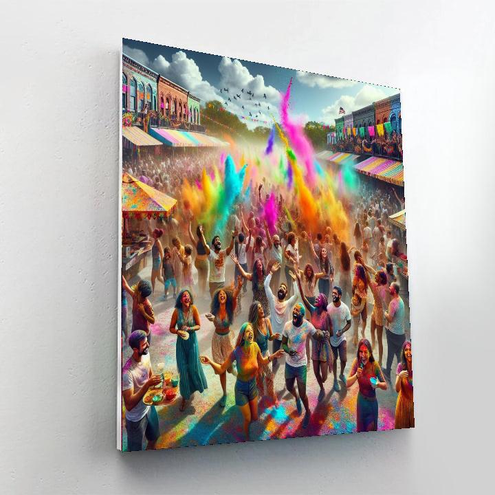 Festival Of Colors - United States Paint By Color