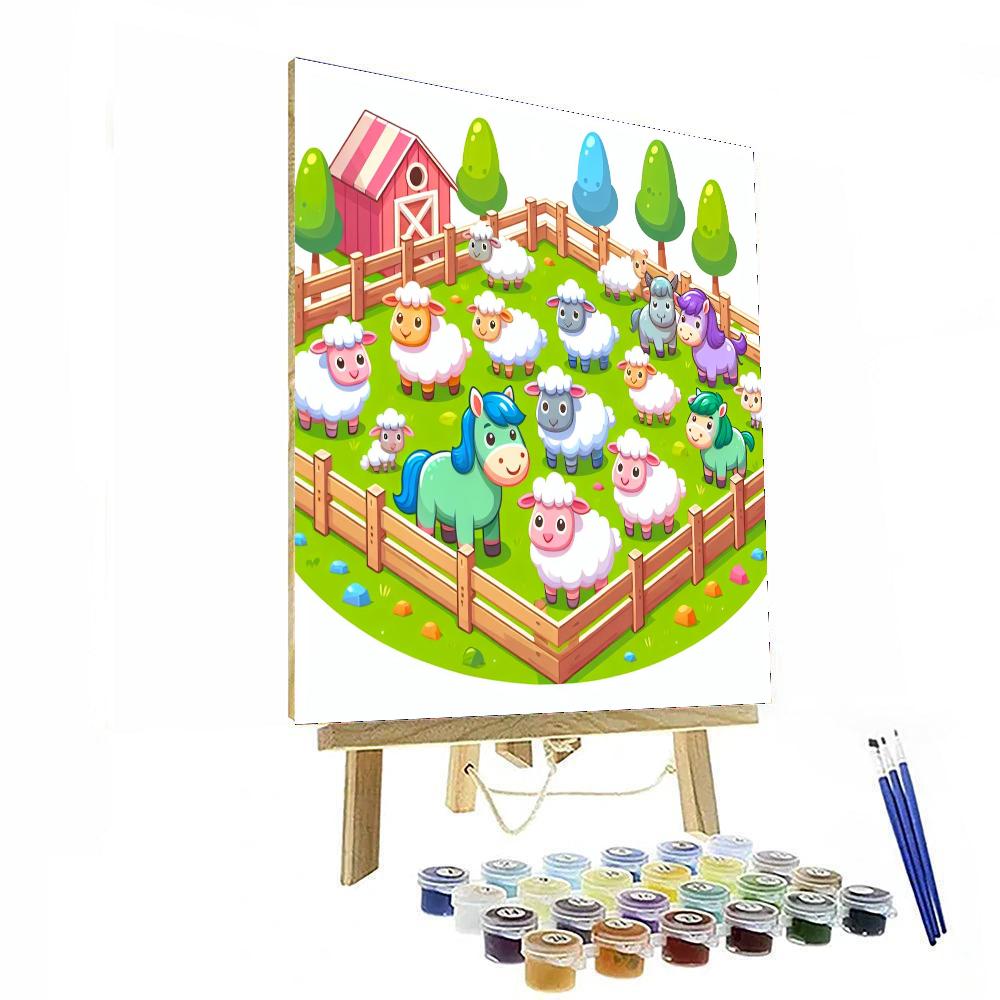 Petting Zoo Delight Paint By Color