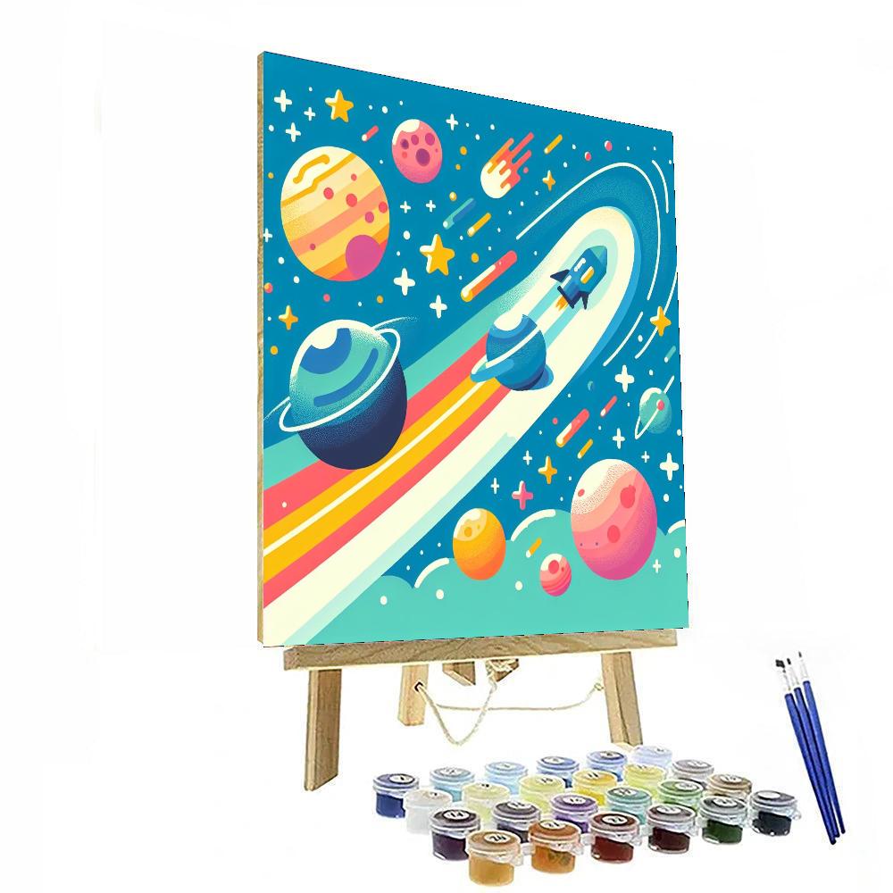 Galaxy Quest Adventures Paint By Numbers Art