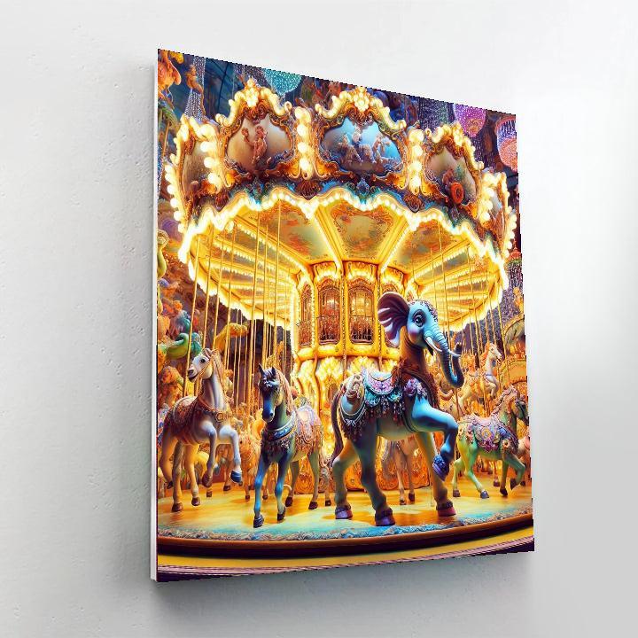 Charming Carousel Dreams Paint By Numbers Kits