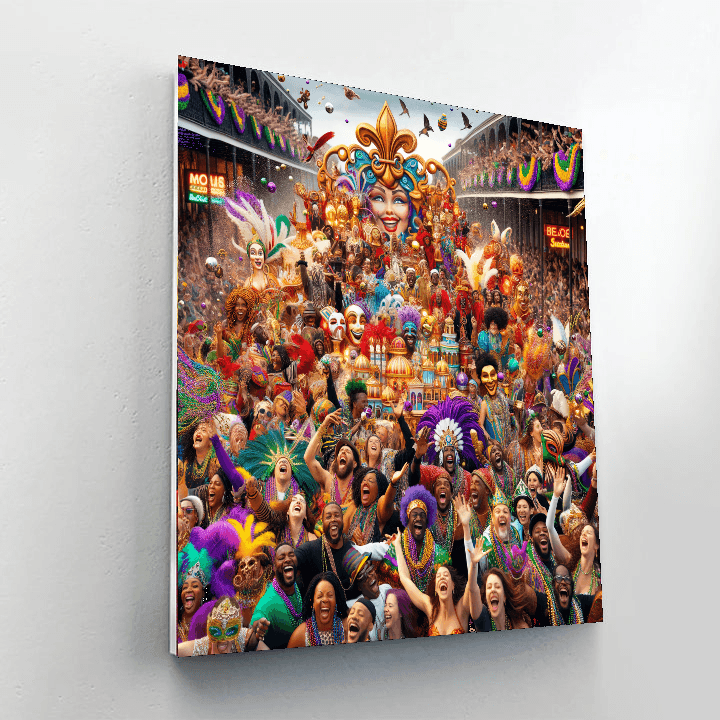 New Orleans Mardi Gras Paint By Numbers Kits