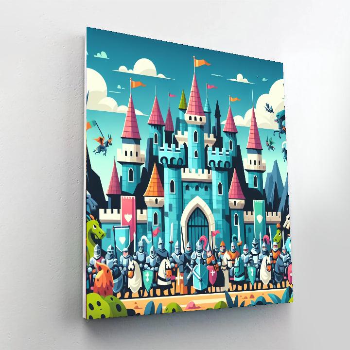 Castle Defender Chronicles DIY Paint By Numbers