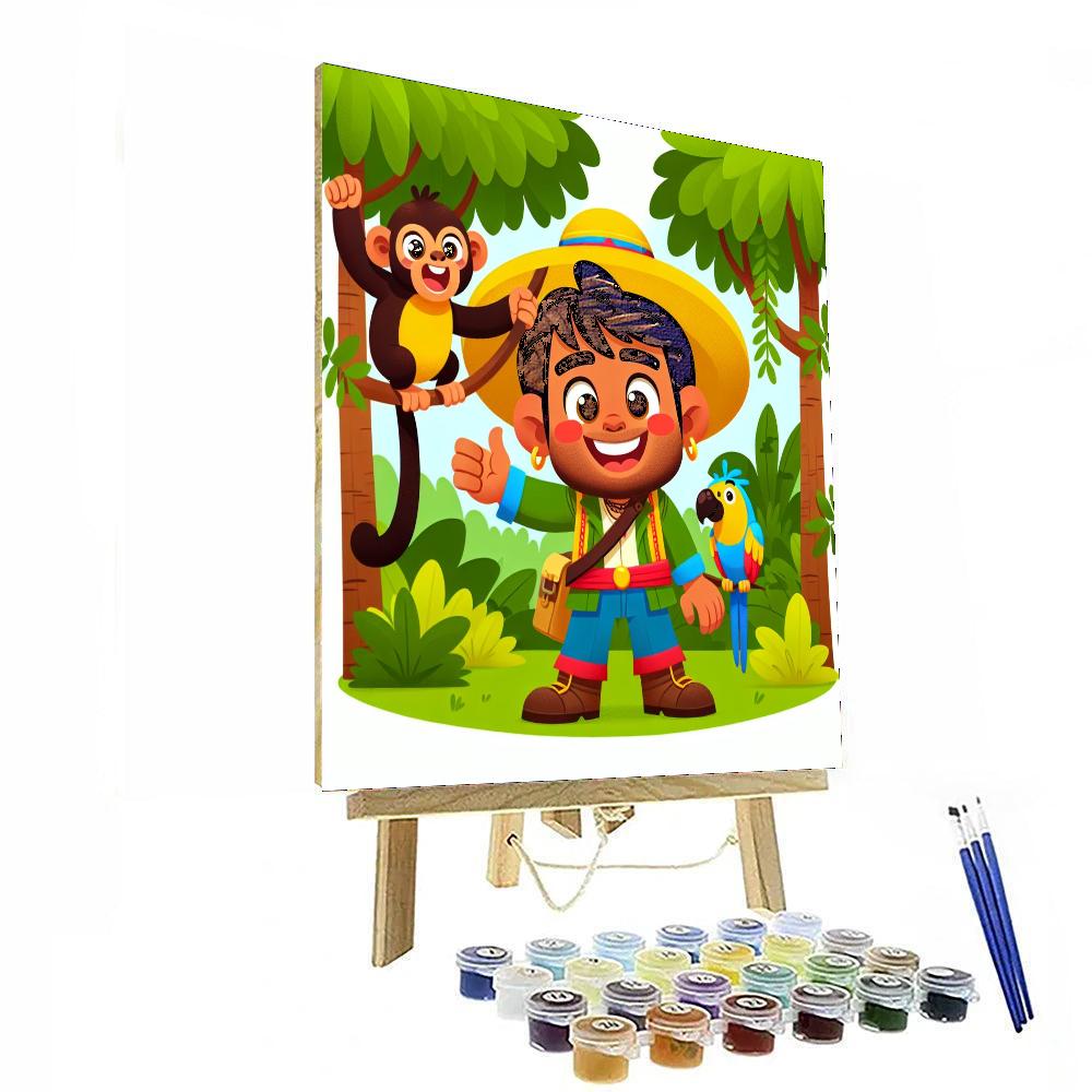 Jungle Adventure With Tamer Paint By Numbers