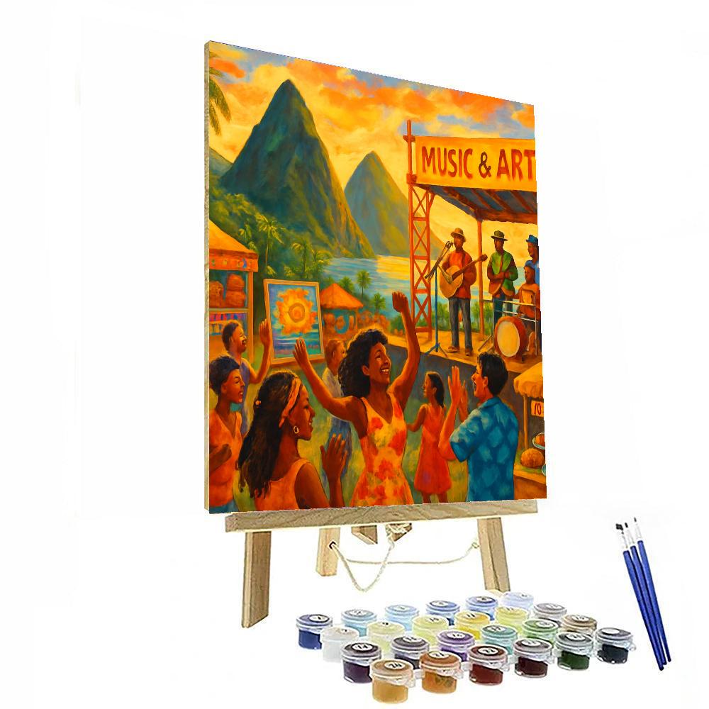 St. Lucia Jazz & Arts Festival - St. Lucia Paint By Numbers
