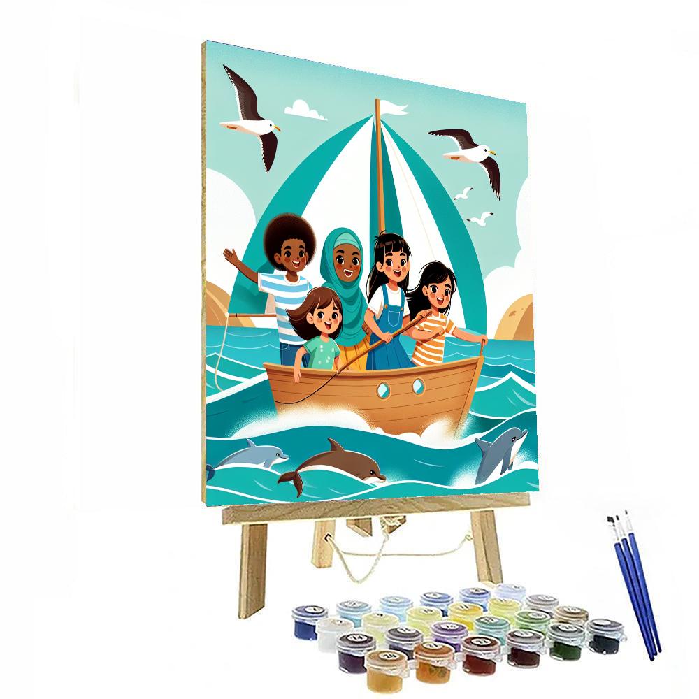 Sailing Adventure Seafarers Paint By Numbers Art